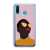 CaseCompany Yellow glasses: Huawei P30 Lite Transparant Hoesje