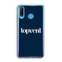 CaseCompany Topvent Navy: Huawei P30 Lite Transparant Hoesje