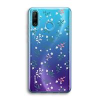 CaseCompany Small white flowers: Huawei P30 Lite Transparant Hoesje
