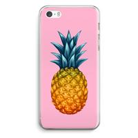 CaseCompany Grote ananas: iPhone 5 / 5S / SE Transparant Hoesje