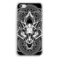 CaseCompany Oh Deer: iPhone 5 / 5S / SE Transparant Hoesje