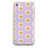 CaseCompany Bacon to my eggs #1: iPhone 5 / 5S / SE Transparant Hoesje