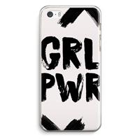 CaseCompany Girl Power #2: iPhone 5 / 5S / SE Transparant Hoesje