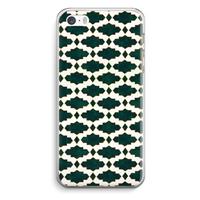 CaseCompany Moroccan tiles: iPhone 5 / 5S / SE Transparant Hoesje