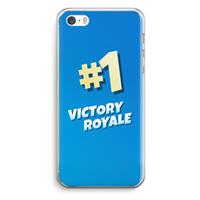 CaseCompany Victory Royale: iPhone 5 / 5S / SE Transparant Hoesje