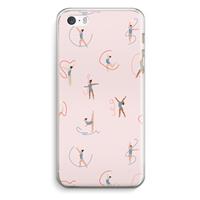 CaseCompany Dancing #3: iPhone 5 / 5S / SE Transparant Hoesje