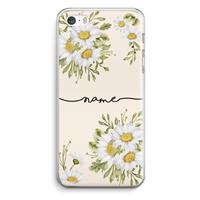 CaseCompany Daisies: iPhone 5 / 5S / SE Transparant Hoesje