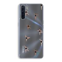 CaseCompany Dancing #1: Oppo A91 Transparant Hoesje