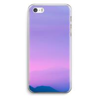 CaseCompany Sunset pastel: iPhone 5 / 5S / SE Transparant Hoesje