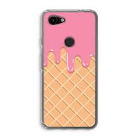CaseCompany Ice cream: Google Pixel 3a Transparant Hoesje