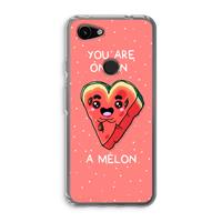 CaseCompany One In A Melon: Google Pixel 3a Transparant Hoesje