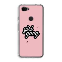 CaseCompany Girl Gang: Google Pixel 3a Transparant Hoesje