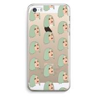 CaseCompany King Kylie: iPhone 5 / 5S / SE Transparant Hoesje