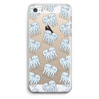 CaseCompany Octopussen: iPhone 5 / 5S / SE Transparant Hoesje