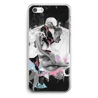 CaseCompany Camouflage de sommeil: iPhone 5 / 5S / SE Transparant Hoesje