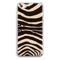 CaseCompany Arizona Zebra: iPhone 5 / 5S / SE Transparant Hoesje