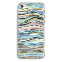 CaseCompany Watercolor Agate: iPhone 5 / 5S / SE Transparant Hoesje