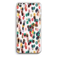 CaseCompany Tropical Dots: iPhone 5 / 5S / SE Transparant Hoesje