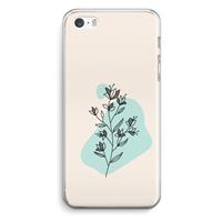 CaseCompany Violets are blue: iPhone 5 / 5S / SE Transparant Hoesje
