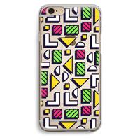 CaseCompany 8-bit N°4: iPhone 6 / 6S Transparant Hoesje