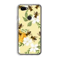 CaseCompany No flowers without bees: Google Pixel 3a Transparant Hoesje