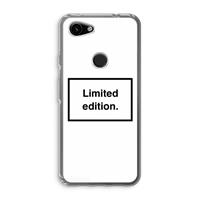 CaseCompany Limited edition: Google Pixel 3a Transparant Hoesje