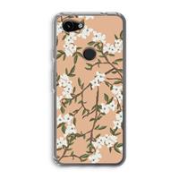 CaseCompany Blossoming spring: Google Pixel 3a Transparant Hoesje