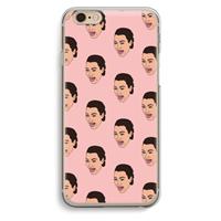CaseCompany Ugly Cry Call: iPhone 6 / 6S Transparant Hoesje