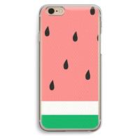 CaseCompany Watermeloen: iPhone 6 / 6S Transparant Hoesje