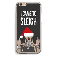 CaseCompany Came To Sleigh: iPhone 6 / 6S Transparant Hoesje