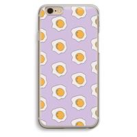 CaseCompany Bacon to my eggs #1: iPhone 6 / 6S Transparant Hoesje