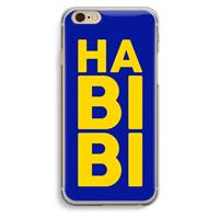 CaseCompany Habibi Blue: iPhone 6 / 6S Transparant Hoesje