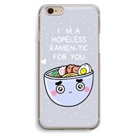 CaseCompany I'm A Hopeless Ramen-Tic For You: iPhone 6 / 6S Transparant Hoesje