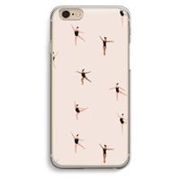 CaseCompany Dancing #1: iPhone 6 / 6S Transparant Hoesje
