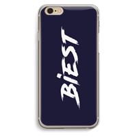 CaseCompany Biest: iPhone 6 / 6S Transparant Hoesje