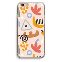 CaseCompany Abstract: iPhone 6 / 6S Transparant Hoesje