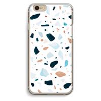 CaseCompany Terrazzo N°13: iPhone 6 / 6S Transparant Hoesje