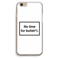 CaseCompany No time: iPhone 6 / 6S Transparant Hoesje