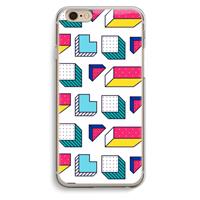 CaseCompany 8-bit N°7: iPhone 6 / 6S Transparant Hoesje