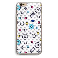 CaseCompany 8-bit N°9: iPhone 6 / 6S Transparant Hoesje
