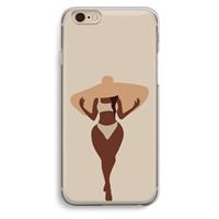 CaseCompany Let's get salty: iPhone 6 / 6S Transparant Hoesje