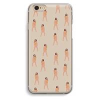 CaseCompany You're so golden: iPhone 6 / 6S Transparant Hoesje