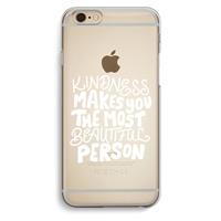 CaseCompany The prettiest: iPhone 6 / 6S Transparant Hoesje