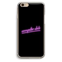 CaseCompany Vice Black: iPhone 6 / 6S Transparant Hoesje