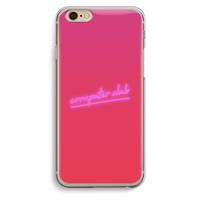 CaseCompany Vice Glow: iPhone 6 / 6S Transparant Hoesje