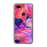 CaseCompany Earth And Ocean: Google Pixel 3a Transparant Hoesje