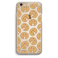 CaseCompany Croissant: iPhone 6 / 6S Transparant Hoesje