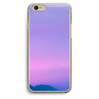 CaseCompany Sunset pastel: iPhone 6 / 6S Transparant Hoesje