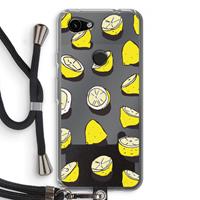 CaseCompany When Life Gives You Lemons...: Pixel 3a Transparant Hoesje met koord