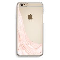 CaseCompany Peach bath: iPhone 6 / 6S Transparant Hoesje